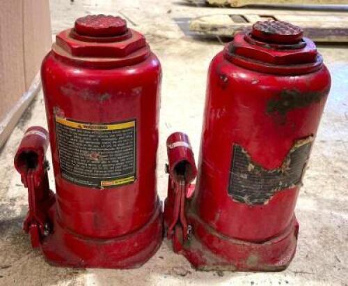 DESCRIPTION: (2) 20-TON HYDRAULIC BOTTLE JACK LOCATION: WAREHOUSE QTY: 2
