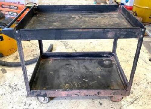 DESCRIPTION: 36" X 24" METAL UTILITY CART SIZE: 36" X 24" LOCATION: WAREHOUSE QTY: 1