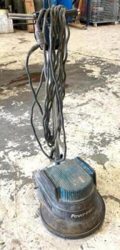 DESCRIPTION: POWR-FLITE 17" ELECTRIC FLOOR MACHINE BRAND/MODEL: POWR-FLITE M17HD-3 LOCATION: WAREHOUSE QTY: 1