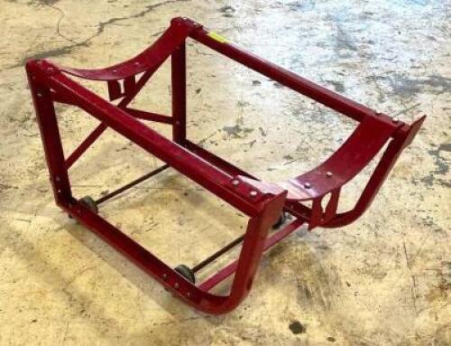 DESCRIPTION: 55-GALLON DRUM CRADLE W/ WHEELS BRAND/MODEL: MILWAUKEE LOCATION: WAREHOUSE QTY: 1