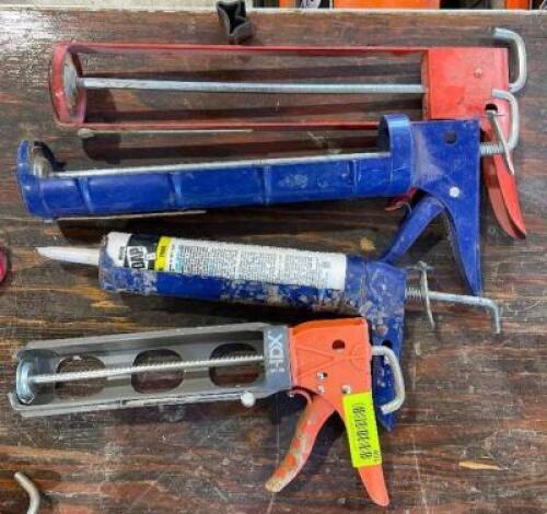 DESCRIPTION: (4) - CALK GUNS THIS LOT IS: SOLD BY THE PIECE QTY: 4