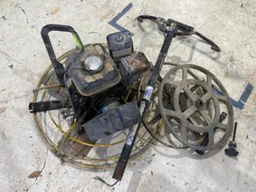 DESCRIPTION: CONCRETE POWER TROWEL THIS LOT IS: ONE MONEY QTY: 1