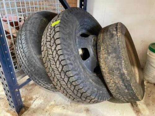 DESCRIPTION: (3) - ASSORTED AUTOMOTIVE TIRES THIS LOT IS: SOLD BY THE PIECE QTY: 3