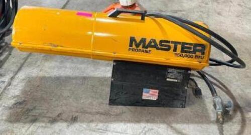 MASTER 150,000 BTU PROPANE FORCED AIR HEATER