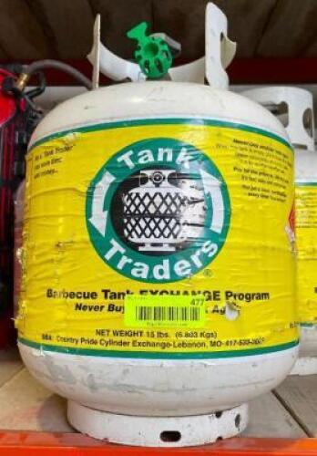 DESCRIPTION: (3) - PROPANE TANKS ADDITIONAL INFORMATION: SOME NEW AND SOME USED. ASSORTED. THIS LOT IS: SOLD BY THE PIECE QTY: 3