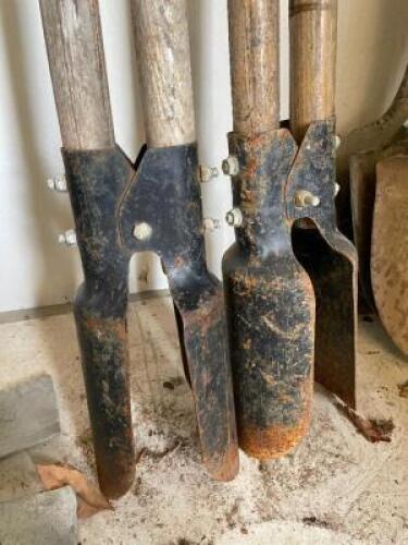 DESCRIPTION: (2) - POST HOLE DIGGERS THIS LOT IS: SOLD BY THE PIECE QTY: 2