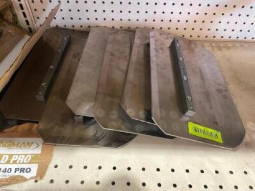 DESCRIPTION: (6) WAGMAN WX 8140 PRO USED TROWEL BLADES THIS LOT IS: ONE MONEY LOCATION SHOP QTY: 1