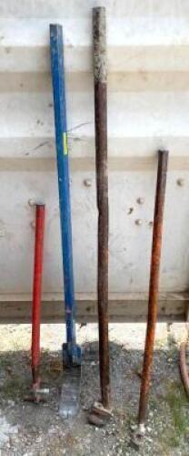 DESCRIPTION: (4) ASSORTED STEEL HANDLE TOOLS QTY: 4