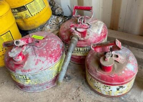 DESCRIPTION: (3) GAS CANS QTY: 3
