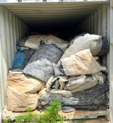 DESCRIPTION: CONTENTS OF SHIPPPING CONTAINER (INDUSTRIAL CONCRETE TARPS) LOCATION: SPACE CENTER LOT QTY: 1