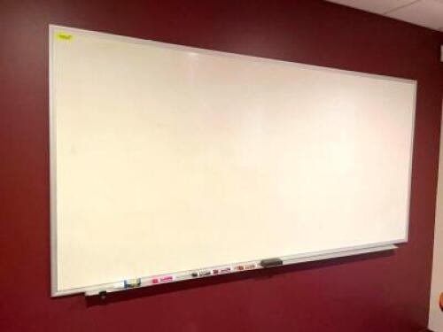 DESCRIPTION: DRY ERASE BOARD SIZE: 8'X4' QTY: 1