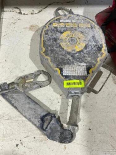 DESCRIPTION: 50' X 3/16' FALL PROTECTION REEL AND CABLE LOCATION: SHOP QTY: 1