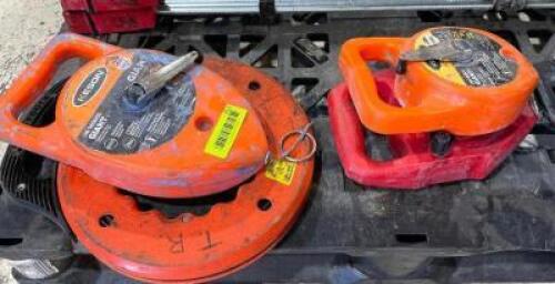 DESCRIPTION: (4) ASSORTED MEASURING TAPES LOCATION: SHOP QTY: 1