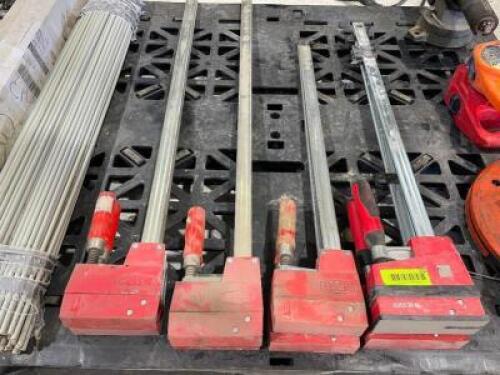 DESCRIPTION: (8) BESSEY CABINET CLAMPS BRAND/MODEL: BESSEY LOCATION: SHOP QTY: 8