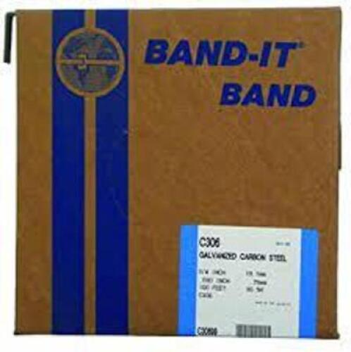 DESCRIPTION: (1) ROLL BAND BRAND/MODEL: BAND-IT #C30699 INFORMATION: GALVANIZED CARBON STEEL RETAIL$: $77.52 EA SIZE: 3/4" X .030" X 100' QTY: 1