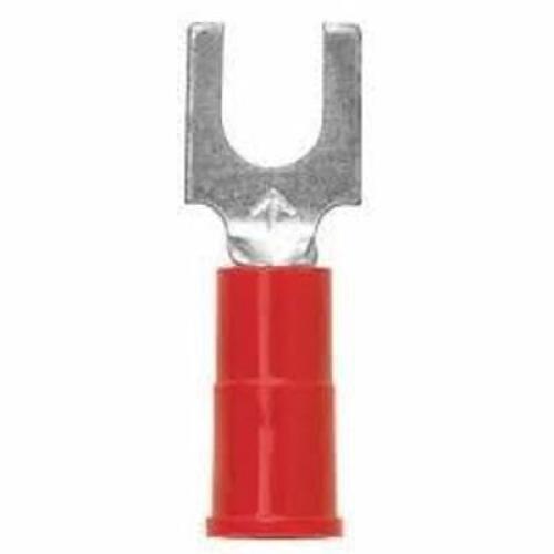 DESCRIPTION: (14) PACKS OF (25) LOCKING FORK TERMINALS BRAND/MODEL: 3M #25AZ77 INFORMATION: RED RETAIL$: $11.90 EA PACK SIZE: #6 STUD QTY: 14