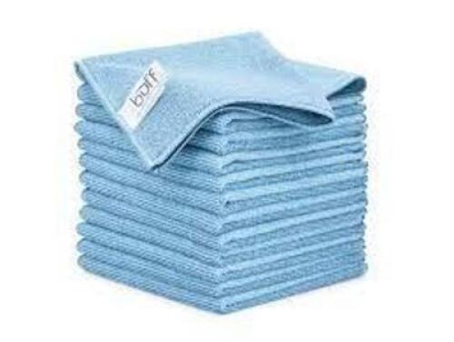 DESCRIPTION: (2) BUNDLES OF APPROX (100) MICROFIBER CLEANING TOWELSBRAND/MODEL: LEIFHEITINFORMATION: BLUERETAIL$: $26.05 PER BUNDLEQTY: 2
