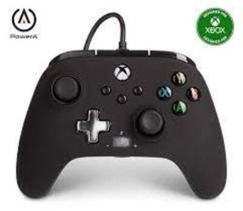 DESCRIPTION: (1) WIRED XBOX CONTROLLER BRAND/MODEL: MICROSOFT INFORMATION: BLACK RETAIL$: $24.88 EA QTY: 1