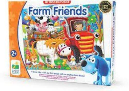 DESCRIPTION: (1) FARM FRIENDS PUZZLE BRAND/MODEL: MY FIRST BIG PUZZLE RETAIL$: $13.00 EA SIZE: 24X18 QTY: 1
