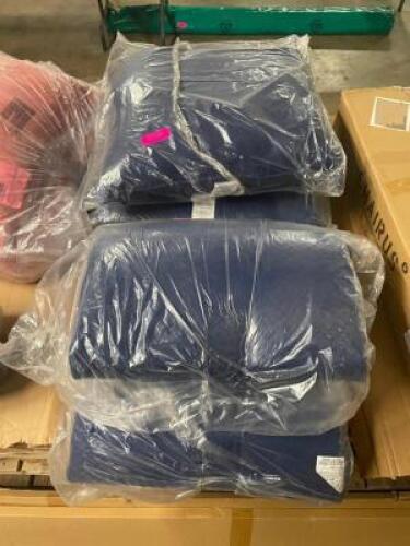 (4) - PC. OUTDOOR PATIO CUSHION SET - NAVY BLUE