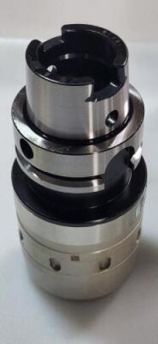 DESCRIPTION: (1) HSK A 63 MAXIN POWER CHUCK BRAND/MODEL: ISCAR 04504297 RETAIL$: 637.17 SIZE: 1*1/4 HOLE DIA,2.717" NOSE DIA QTY: 1