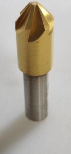 DESCRIPTION: (1) HSCo8 COUNTERSINK BRAND/MODEL: MELIN TOOL 84398981 RETAIL$: 39.76 SIZE: 1/2" HEAD 3/8" SD QTY: 1