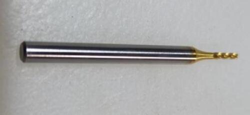 DESCRIPTION: (3) SOLID CARBIDE SQ END MILL BRAND/MODEL: HERTEL 88249875 RETAIL$: $ 15.69 EA SIZE: 3/64" 9/63" LOC 1/8" SD QTY: 3