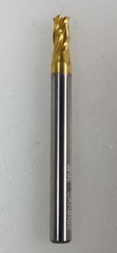 DESCRIPTION: (2) SOLID CARBIDE SQ END MILL BRAND/MODEL: HERTEL 88249982 RETAIL$: $18.03 EA SIZE: 5/32" 5/16 " LOC 3/16 " SD QTY: 2
