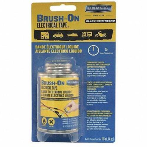 DESCRIPTION: (1) BRUSH ON ELECTRICAL TAPE BRAND/MODEL: BLUE MAGIC #1MPX8 RETAIL$: $8.47 EA SIZE: 4 OZ QTY: 1