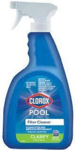 DESCRIPTION: (2) POOL AND SPA FILTER CLEANER BRAND/MODEL: CLOROX RETAIL$: $11.54 EA SIZE: 32 OZ QTY: 2