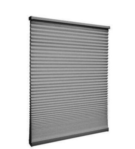(2) - PEWTER CORDLESS BLACKOUT CELLULAR SHADES - 48 IN. W X 48 IN. L