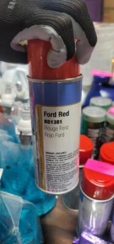 DESCRIPTION: (6) SPRAY PAINT BRAND/MODEL: CLASS C SOLUTIONS GROUP #BD1381 INFORMATION: FORD RED RETAIL$: 8.76 SIZE: 12 OZ QTY: 6