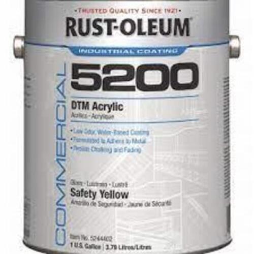 DESCRIPTION: (2) DTM ACRYLIC BRAND/MODEL: RUST-OLEUM 5200 INFORMATION: WHITE RETAIL$: $105.00EA SIZE: 1 GALLON QTY: 2