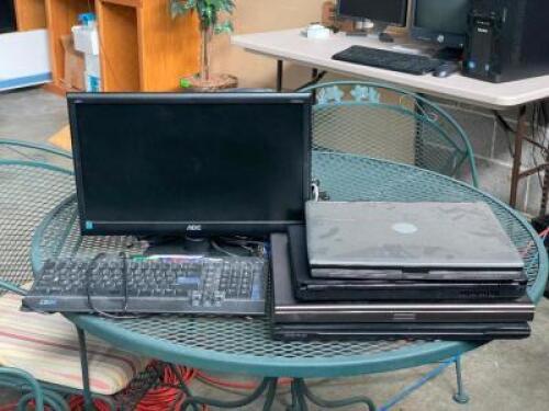 LARGE GROUP OF ASSORTED LAPTOP COMPUTERS AND COMPUTER SUPPLIES