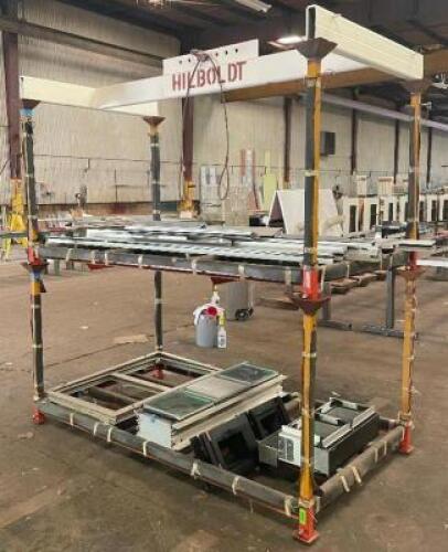 (4) - SECTIONS OF 7'-4" X 48" STACKABLE RACKING