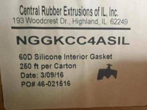 (7) - BOXES OF 60D SILICONE INTERIOR GASKETS
