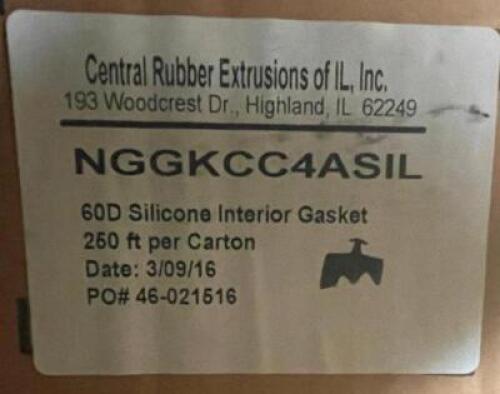 (7) - BOXES OF 60D SILICONE INTERIOR GASKETS