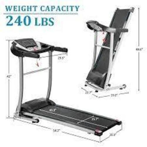 DESCRIPTION: (1) FOLDING TREADMILL BRAND/MODEL: CASAINC #MS191082AAN RETAIL$: $432.95 EA QTY: 1