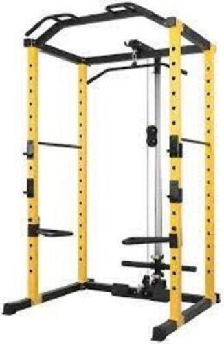 DESCRIPTION: (1) MULTI-FUNCTION ADJUSTABLE POWER CAGE ATTACHMENTS BRAND/MODEL: BALANCEFORM #EE-PC1-WINGS INFORMATION: WEIGHT CAPACITY: 1000 LBS/MUST C