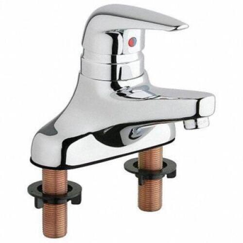 DESCRIPTION: (1) LOW ARC BATHROOM FAUCET BRAND/MODEL: CHICAGO FAUCETS #5UTT8 INFORMATION: CHROME RETAIL$: $142.59 EA QTY: 1