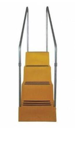 DESCRIPTION (1) DPI PLASTIC BOX STEP BRAND/MODEL T445-14 ADDITIONAL INFORMATION LOAD CAPACITY: 500 LB/YELLOW/RETAILS AT $492.81 SIZE 73-1/2"H X 21-1/2