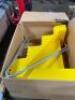 DESCRIPTION (1) DPI PLASTIC BOX STEP BRAND/MODEL T445-14 ADDITIONAL INFORMATION LOAD CAPACITY: 500 LB/YELLOW/RETAILS AT $492.81 SIZE 73-1/2"H X 21-1/2 - 2
