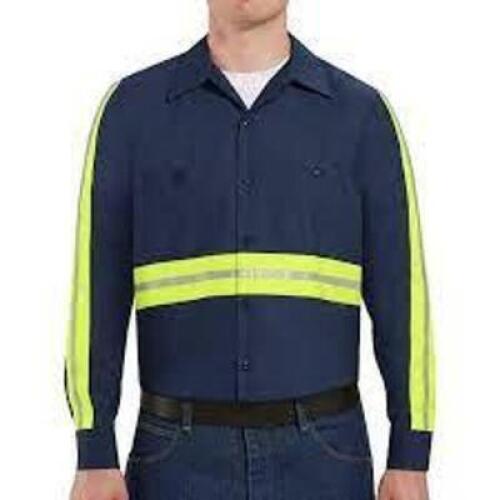 DESCRIPTION: (3) HIGH VIZ INDUSTRIAL WORK SHIRT BRAND/MODEL: RED KAP INFORMATION: BLUE RETAIL$: $42.00 EA SIZE: XXL RG QTY: 3