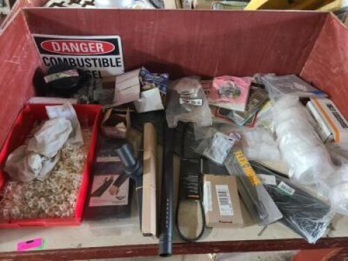DESCRIPTION&nbsp;(1) CART OF VARIOUS ITEMS ADDITIONAL INFO SEE INSPECTION, CART NOT INCLUDED THIS LOT&nbsp;IS&nbsp;ONE MONEY QTY&nbsp;1
