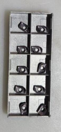 DESCRIPTION: (10) ADKT STYLE CARBIDE MILLING INSERTS BRAND/MODEL: ISCAR HM90 ADKT 1505PDR IC380 RETAIL$: $23.94 PER INSERT QTY: 10