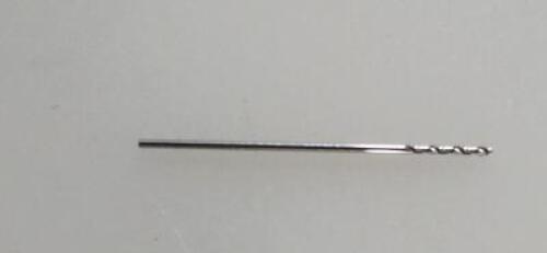 DESCRIPTION: (2) SOLID CARBIDE JOBBER DRILL BRAND/MODEL: HERTEL 78991677 RETAIL$: $ 13.34 EA SIZE: 1/32" QTY: 2