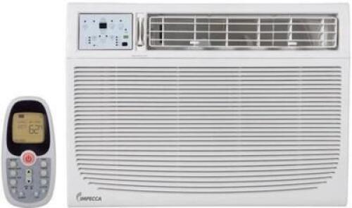 DESCRIPTION: (1) WINDOW AIR CONDITIONER BRAND/MODEL: IMPECCA/IWA25-KS30 INFORMATION: 25,000BTU COOLING, 3 SPEED, RETAIL$: $735 SIZE: 26.5"W X 18.6"H X