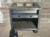 DESCRIPTION: DELFIELD TWO WELL ELECTRIC STEAM TABLE. BRAND / MODEL: DELFIELD EHE136C ADDITIONAL INFORMATION 208/230 VOLT, PHASE. ON CASTERS LOCATION: