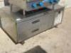 DESCRIPTION: DELFIELD 52" TWO DRAWER REFRIGERATED CHEFS BAS. BRAND / MODEL: DELFIELD ADDITIONAL INFORMATION 115 VOLT, 1 PHASE SIZE 52" X 31" LOCATION: - 2