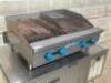 DESCRIPTION: COMSTOCK CASTLE 36" COUNTERTOP GAS GRIDDLE / CHARBROILER. BRAND / MODEL: CASTLE FHP36-18-1.5RB ADDITIONAL INFORMATION NATURAL GAS SIZE 36 - 2